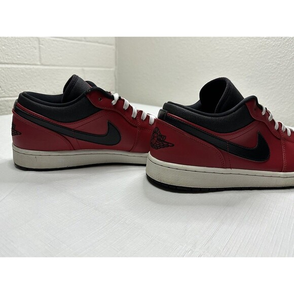 Men\'s Air Jordan 1 Retro Low Gym Red Size 13 Gym Red/White/Black 553558-602